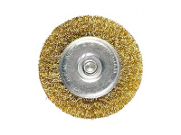 Щетка-крацовка 100 мм круглая со шпилькой, для дрели Hobbi/Remocolor (шт.)