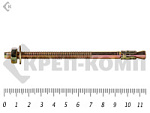 Анкер клиновой, желтый цинк 6х115 (10шт) – фото