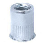Заклепка резьбовая, алюминиевая М6 L14,0 уменьшенный бортик, гладкая МОСКРЕП (100 шт.) – фото