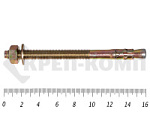 Анкер клиновой, желтый цинк 12х160 (35шт) – фото