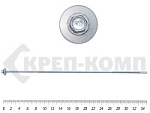 Саморез для с/панелей KENNER, удлинённое сверло 15 мм, 6,3/5,5х350 Kn (30шт) – фото